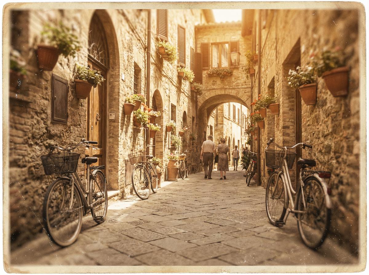 17c胶片生活影像-复古小巷的午后时光